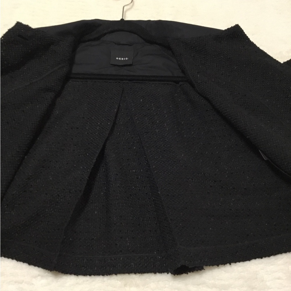 Akris black evening jacket size 6 - Picture 9 of 13